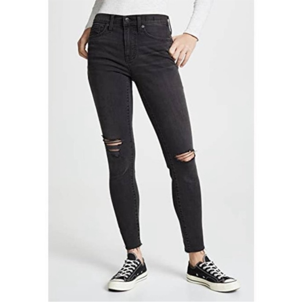 Madewell Mid-rise skinny jeans gray size 28